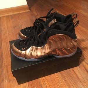 Nike foamposite one copper
